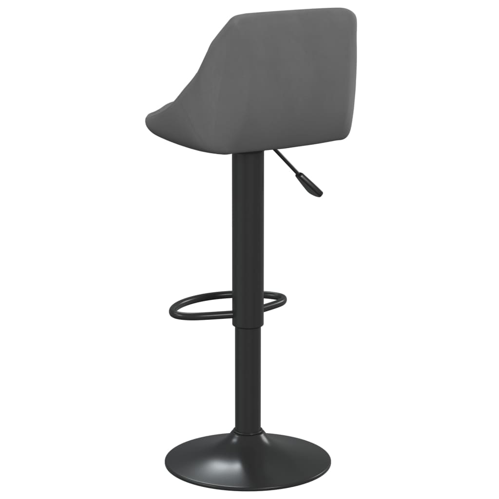 vidaXL Bar Stool Black Velvet