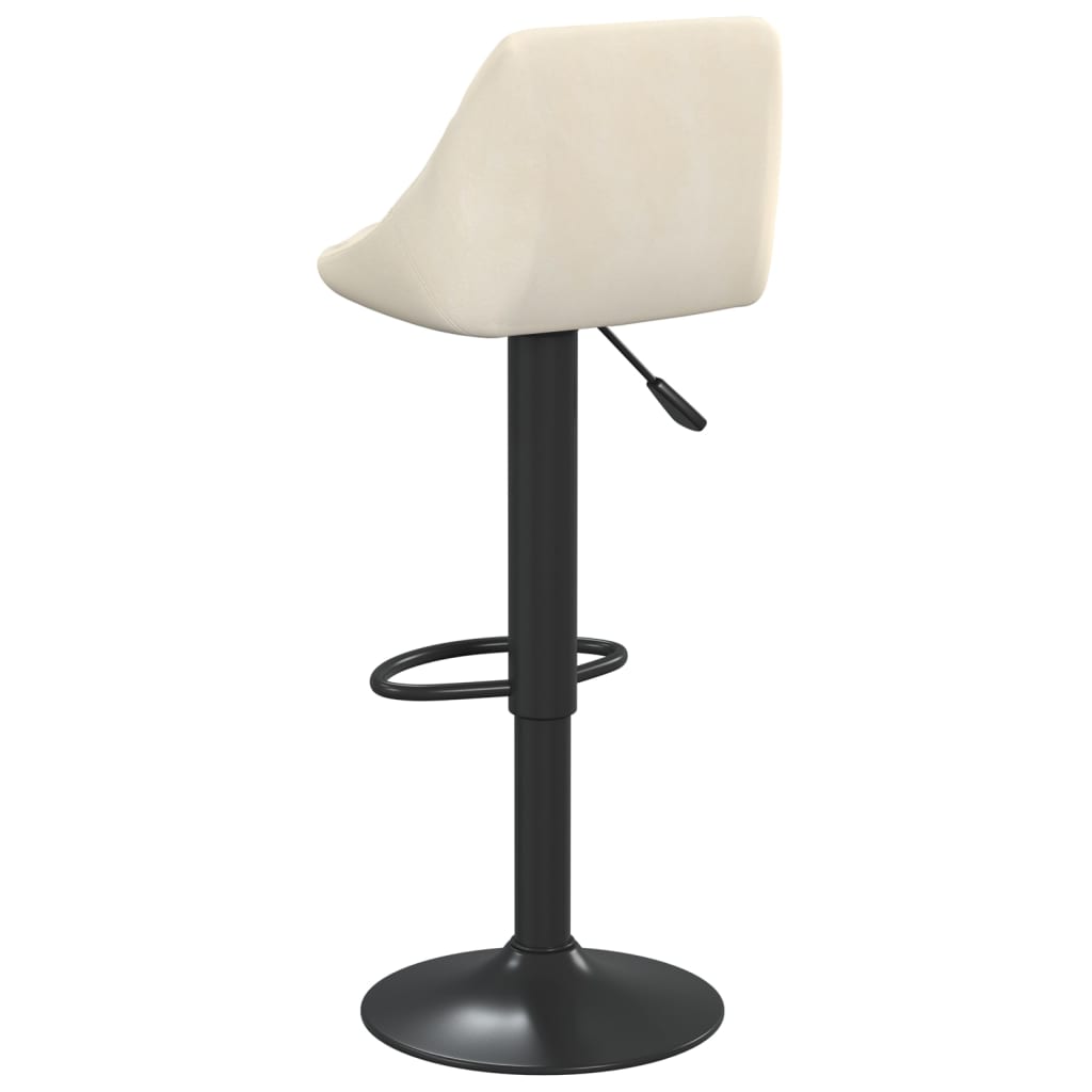 vidaXL Bar Stools 2 pcs Black Velvet