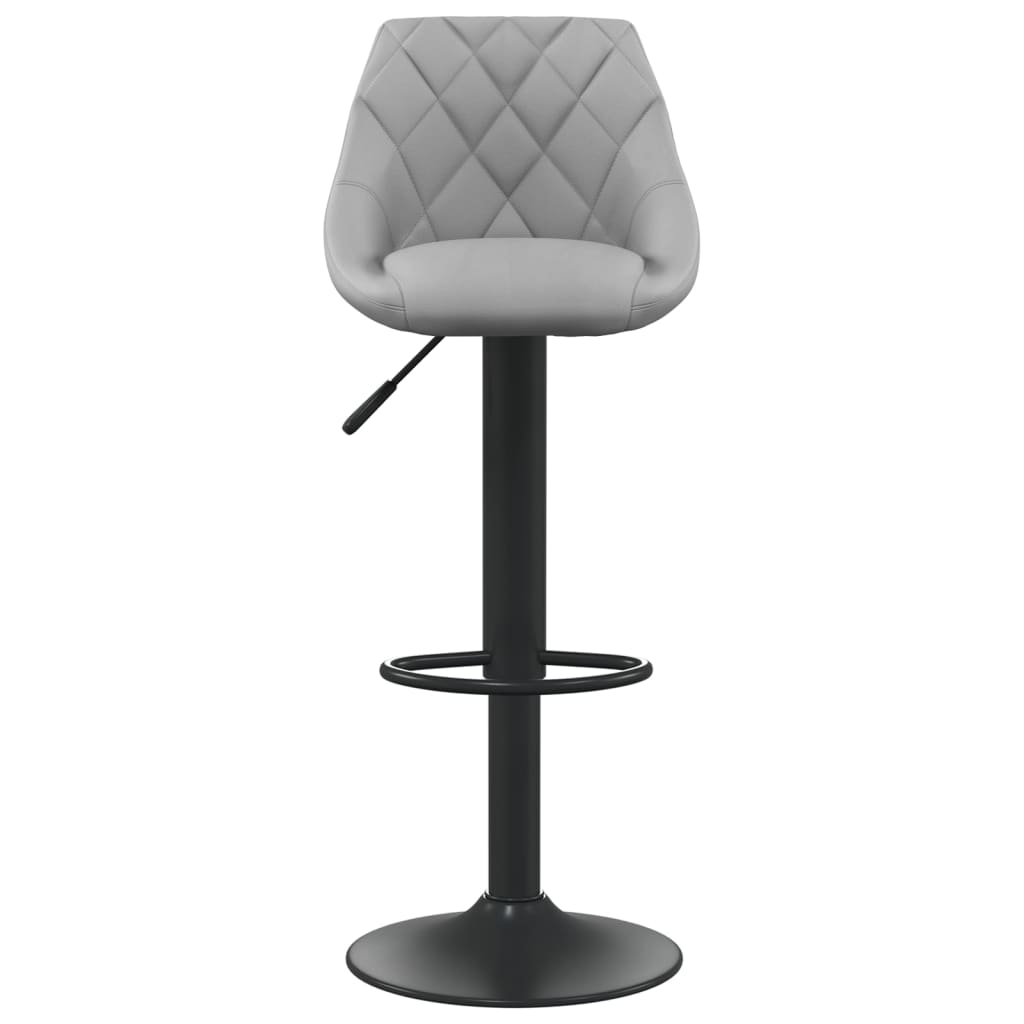 vidaXL Bar Stools 2 pcs Black Velvet