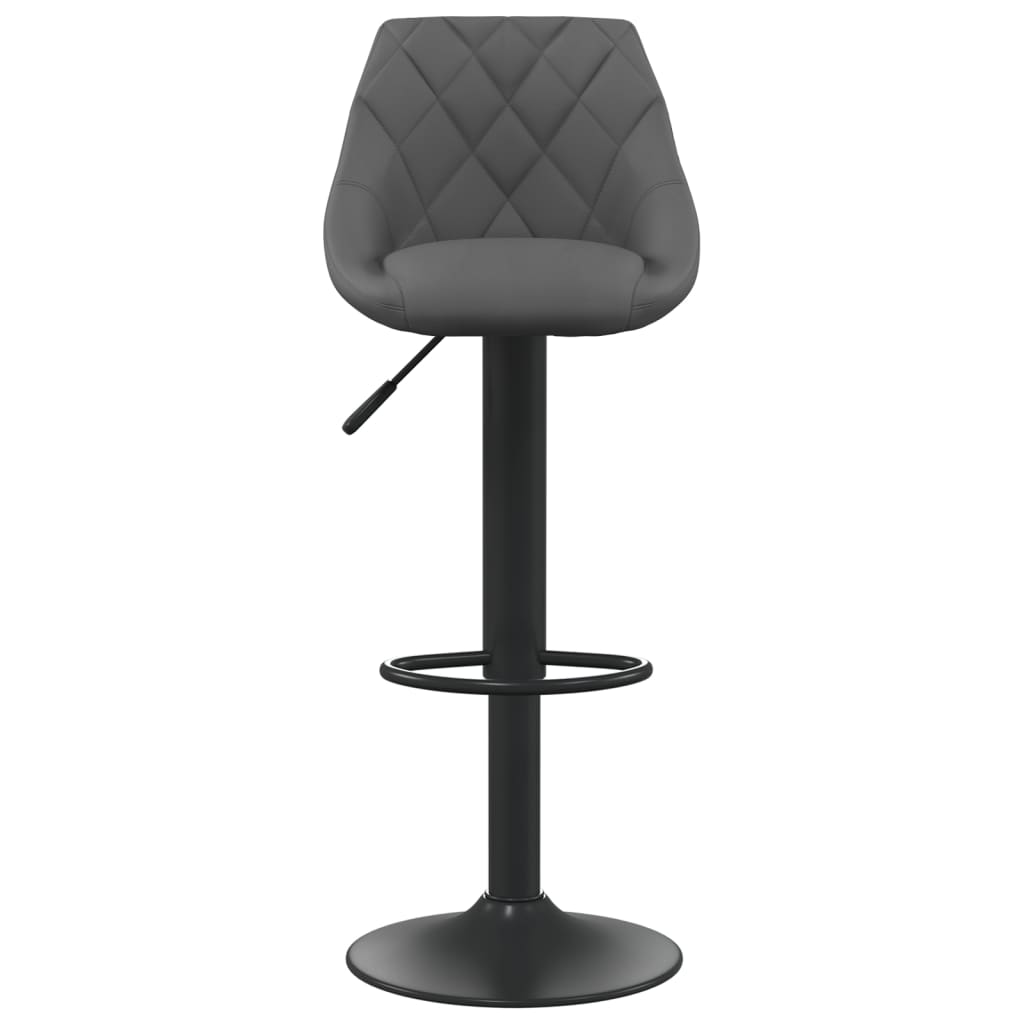 vidaXL Bar Stools 2 pcs Black Velvet