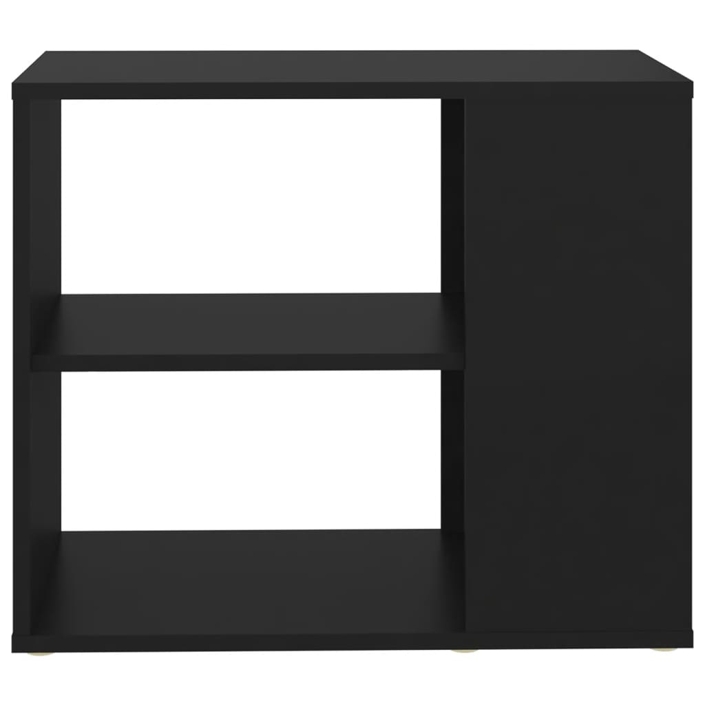 vidaXL Side Cabinet Black 60x30x50 cm Engineered Wood