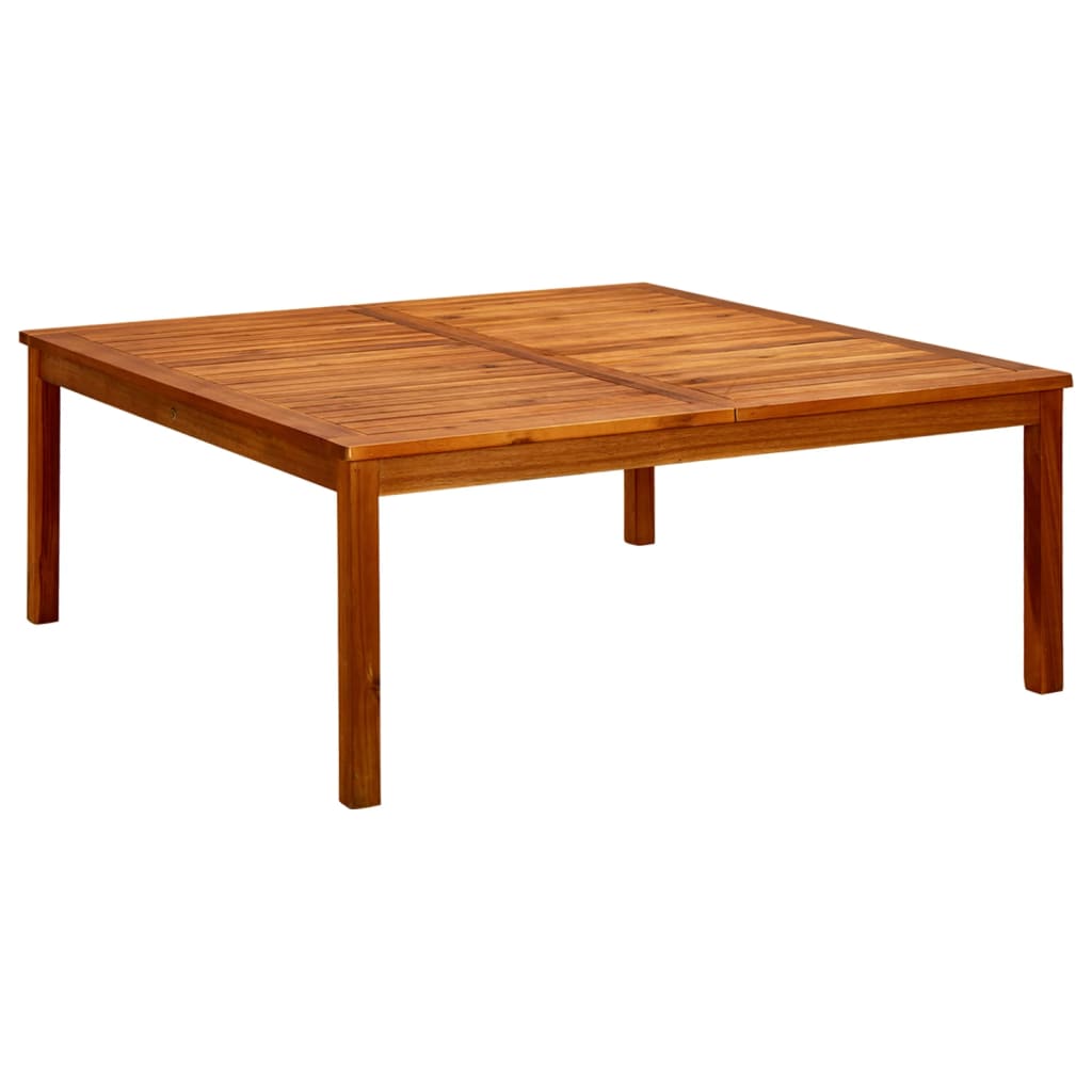 vidaXL Garden Coffee Table 85x85x45 cm Solid Acacia Wood