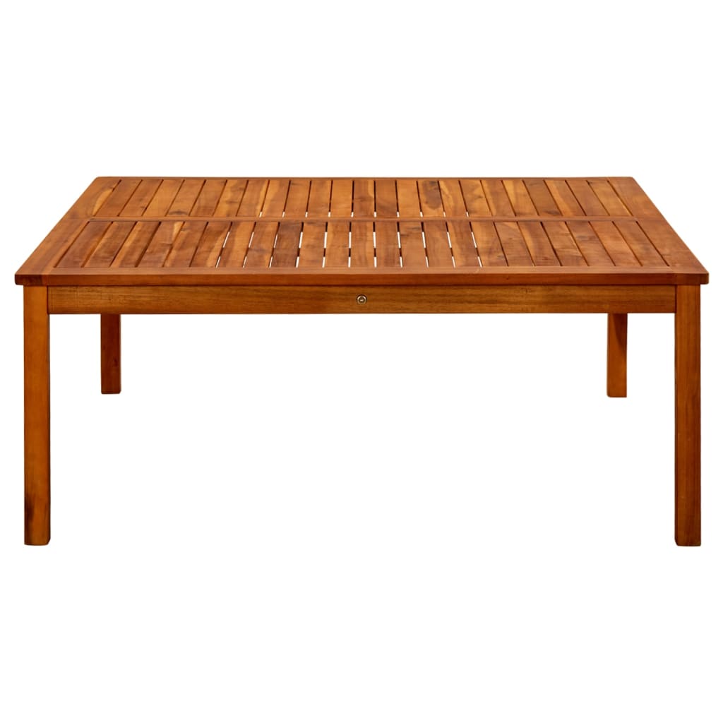 vidaXL Garden Coffee Table 85x85x45 cm Solid Acacia Wood