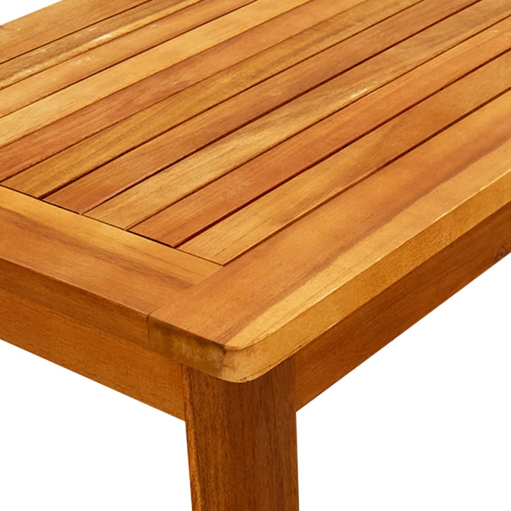 vidaXL Garden Coffee Table 85x85x45 cm Solid Acacia Wood