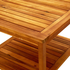 vidaXL Coffee Table 50x35x45 cm Solid Acacia Wood