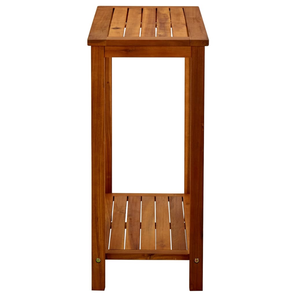 vidaXL Garden Console Table 80x35x75 cm Solid Acacia Wood