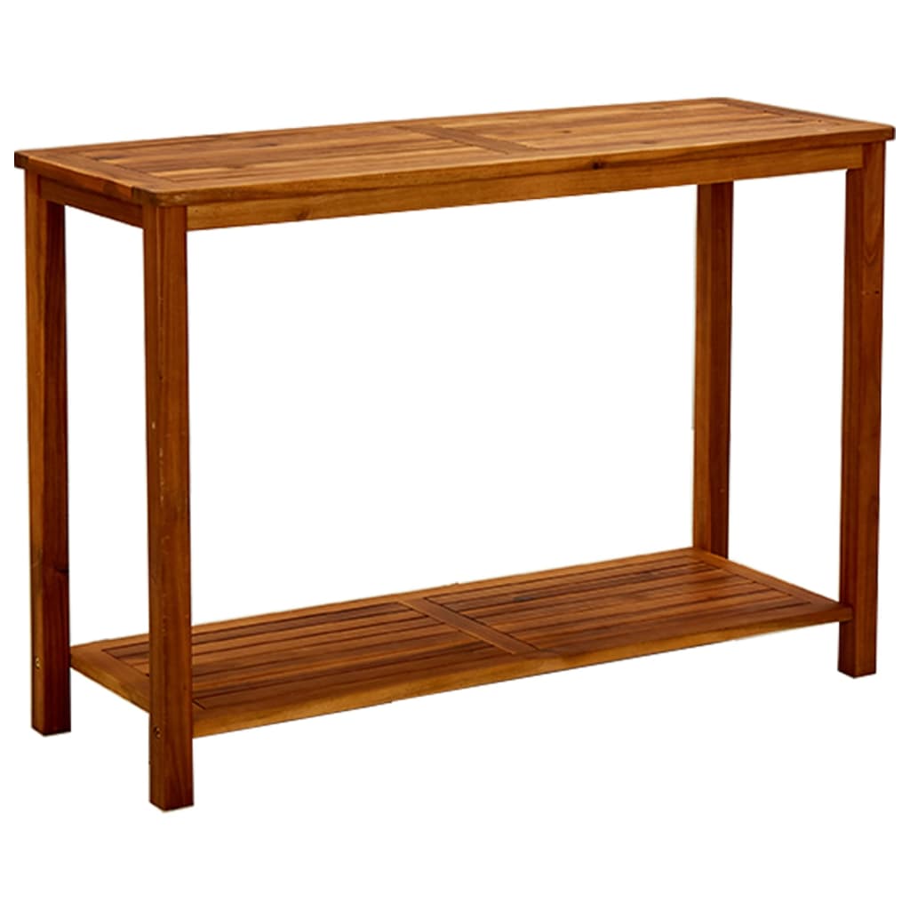 vidaXL Garden Console Table 80x35x75 cm Solid Acacia Wood