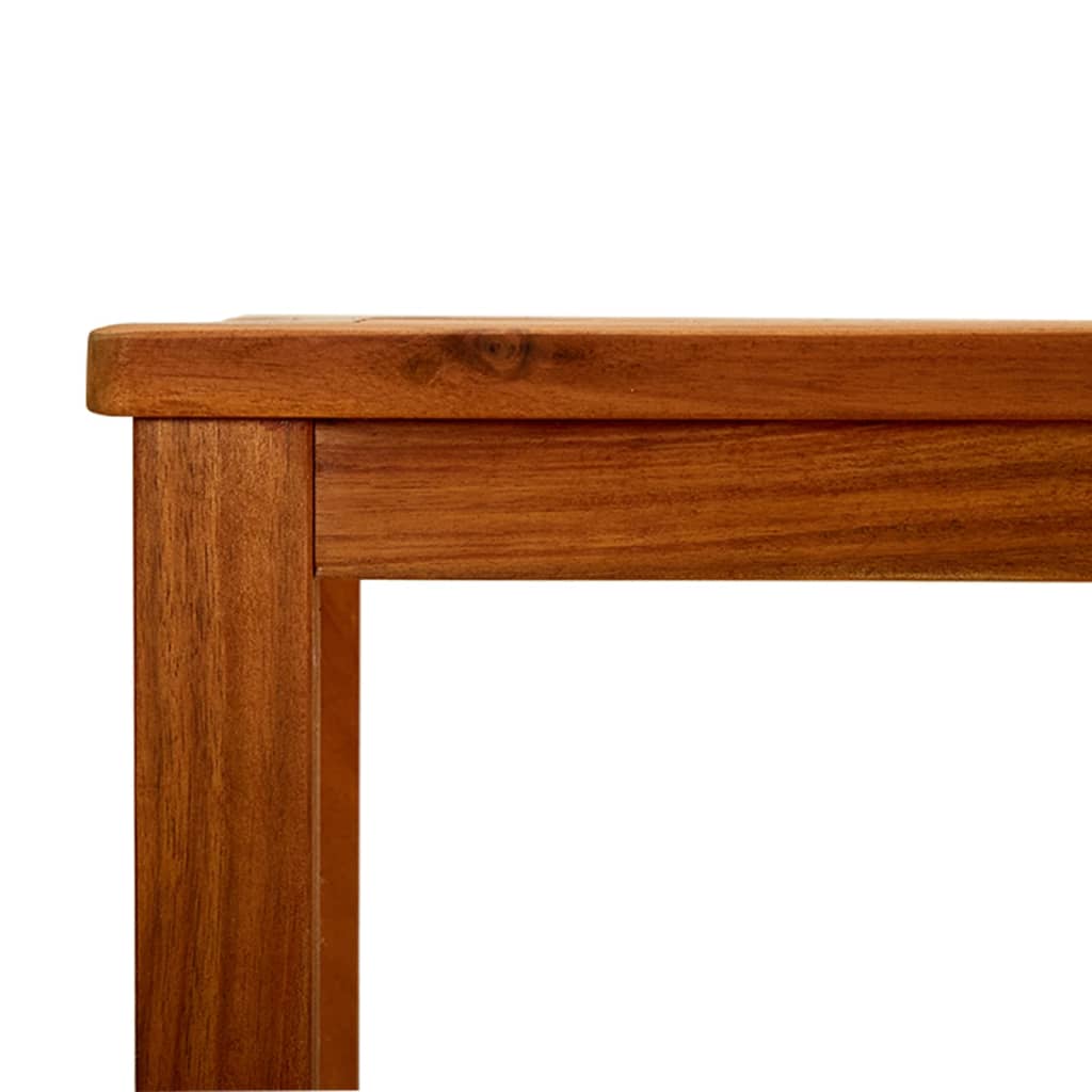 vidaXL Garden Console Table 80x35x75 cm Solid Acacia Wood