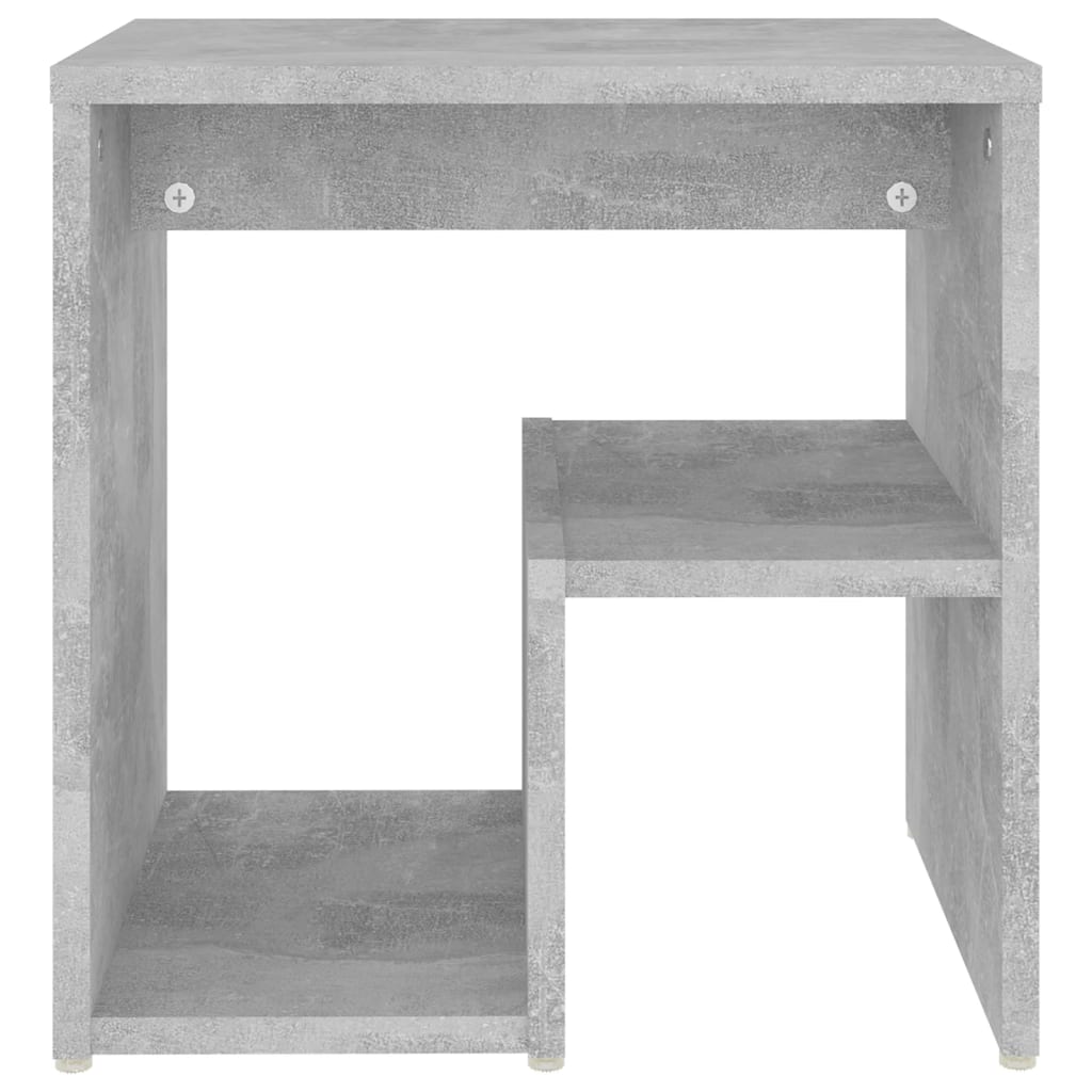 vidaXL Bed Cabinets 2 pcs Concrete Grey 40x30x40 cm Engineered Wood