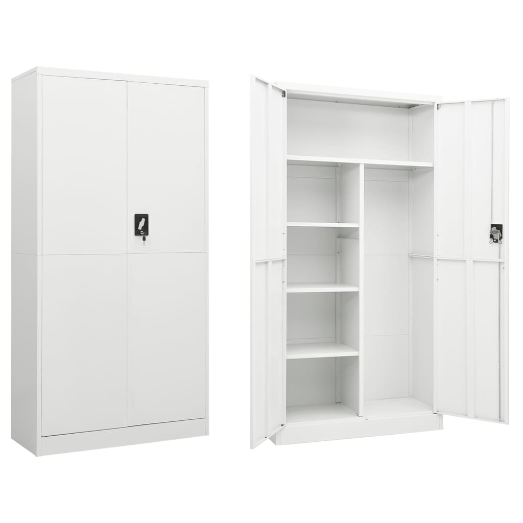 vidaXL Locker Cabinet Anthracite 90x40x180 cm Steel