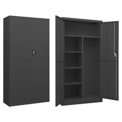 Locker Cabinet  90x40x180 cm Steel
