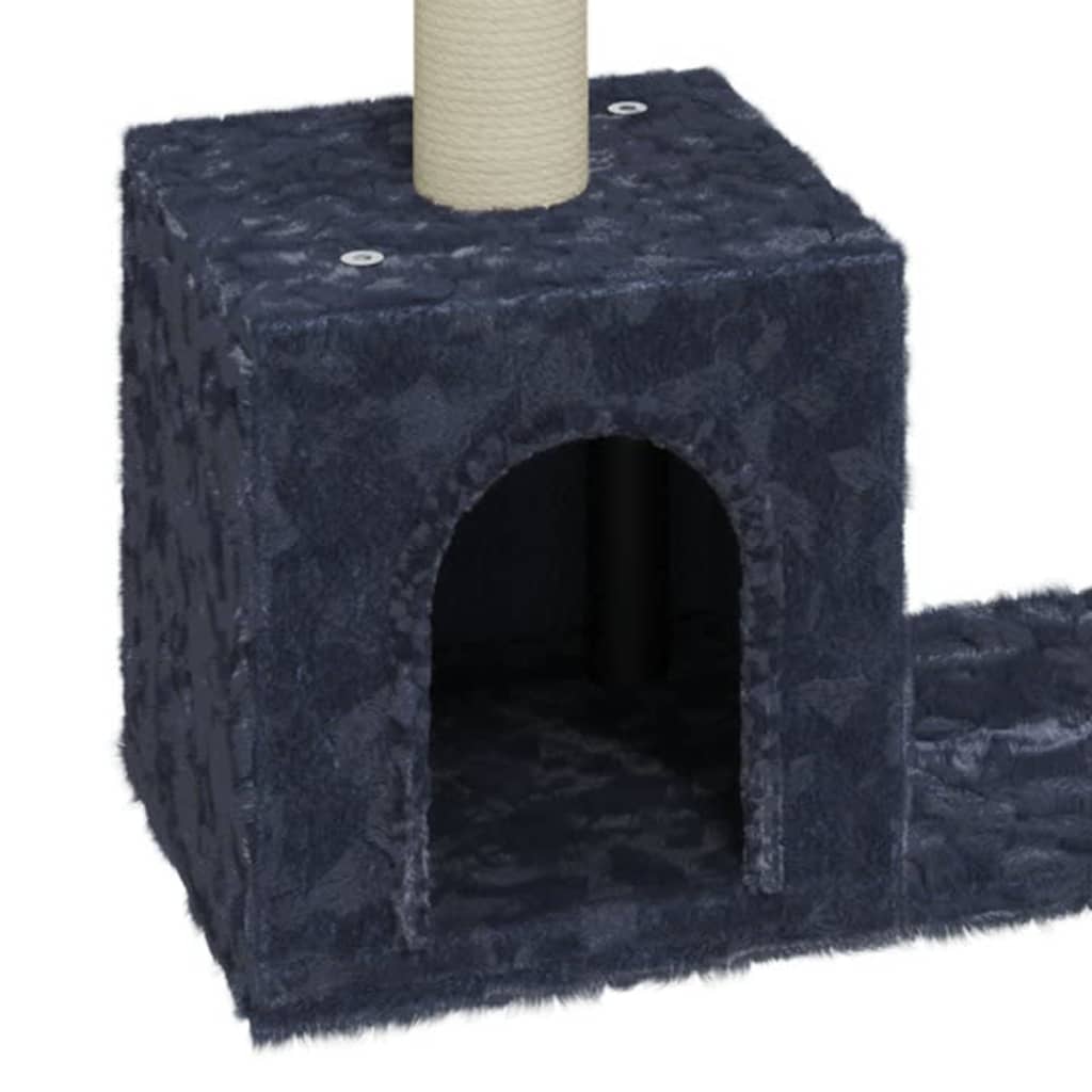 vidaXL Cat Tree with Sisal Scratching Posts Cream 60 cm