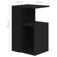 vidaXL Side Table Sonoma Oak 36x30x56 cm Engineered Wood