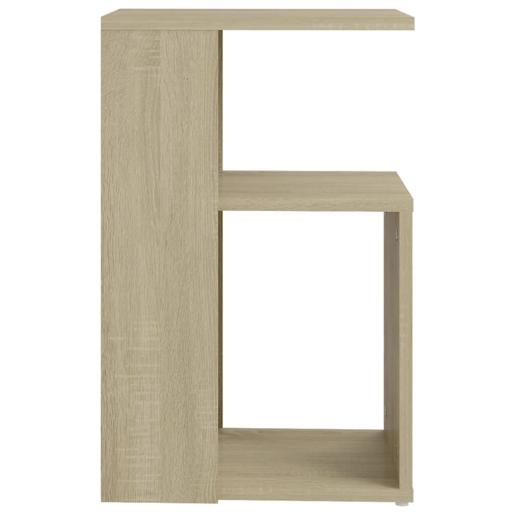 vidaXL Side Table Black 36x30x56 cm Engineered Wood