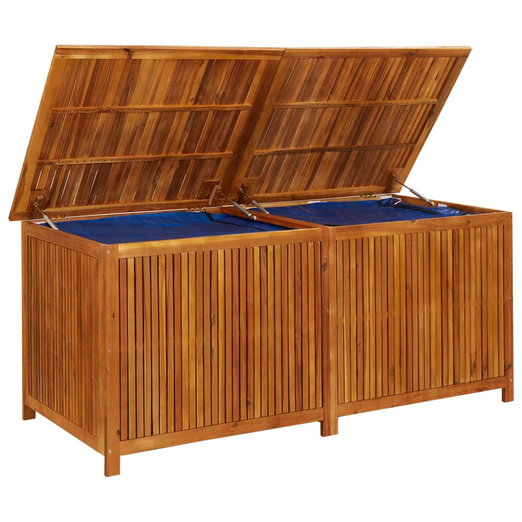 vidaXL Garden Storage Box 150x50x58 cm Solid Acacia Wood