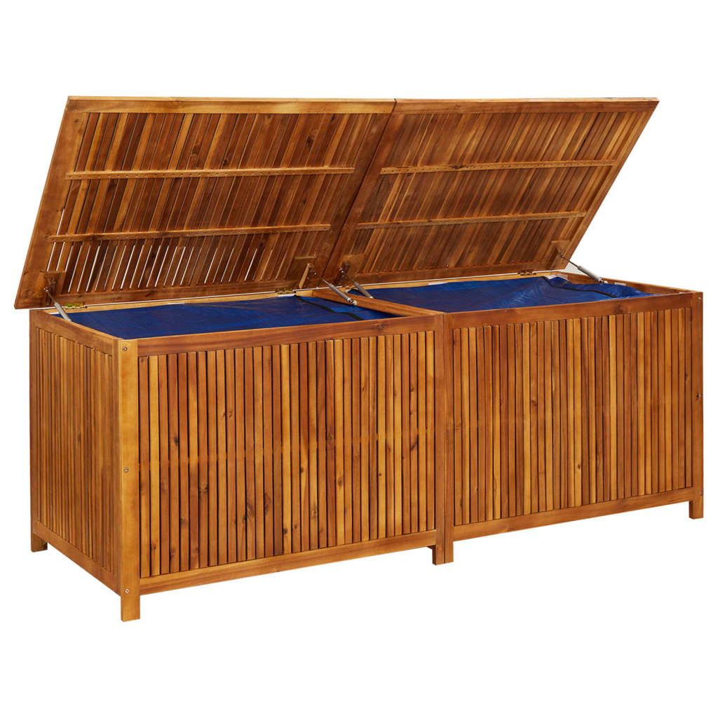 vidaXL Garden Storage Box 150x50x58 cm Solid Acacia Wood