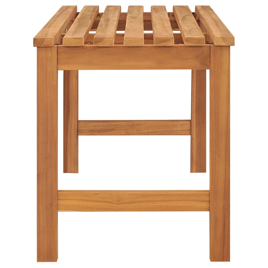 vidaXL Garden Bench 114 cm Solid Teak Wood