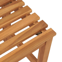 vidaXL Garden Bench 114 cm Solid Teak Wood