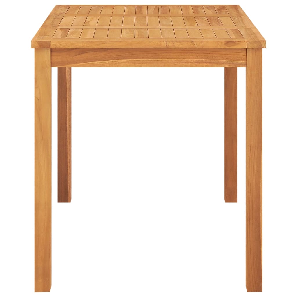 vidaXL Garden Dining Table 120x70x77 cm Solid Teak Wood