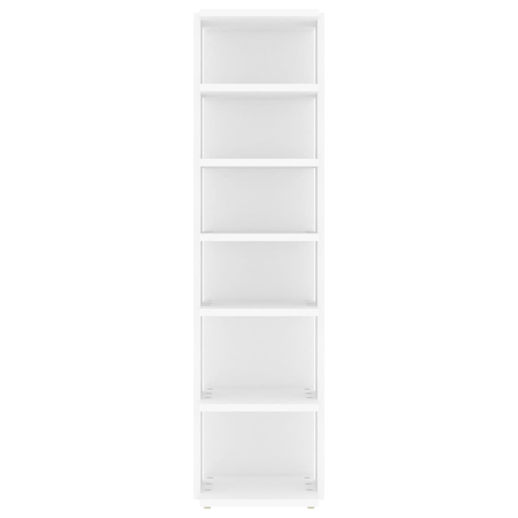 vidaXL Shoe Cabinets 2 pcs White 27.5x27x102 cm Engineered Wood