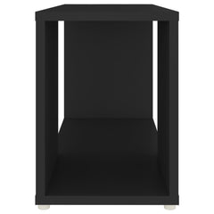 vidaXL TV Cabinet Black 60x24x32cm Engineered Wood