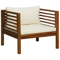 7 Piece Garden Lounge Set with  Cushion Solid Acacia Wood
