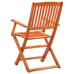 vidaXL Folding Garden Chairs 6 pcs Solid Eucalyptus Wood