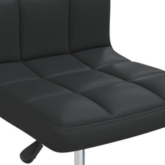 vidaXL Dining Chair Black Faux Leather