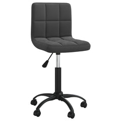 vidaXL Swivel Dining Chair Brown Velvet