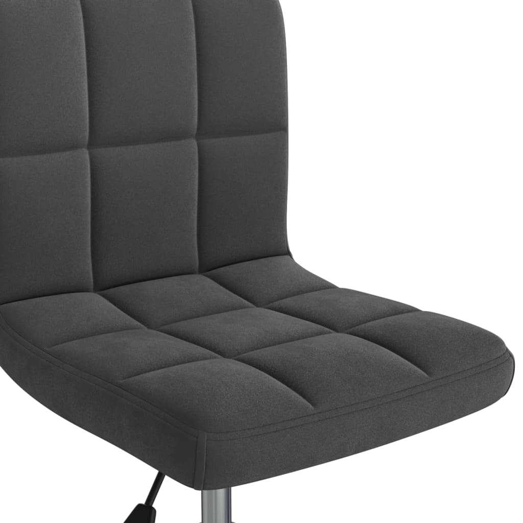 vidaXL Swivel Dining Chair Brown Velvet