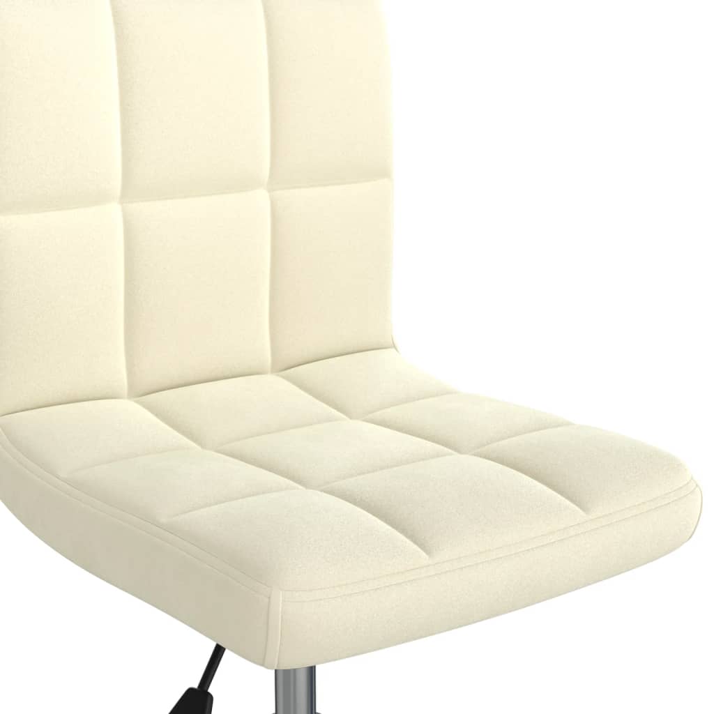 vidaXL Swivel Dining Chair Brown Velvet