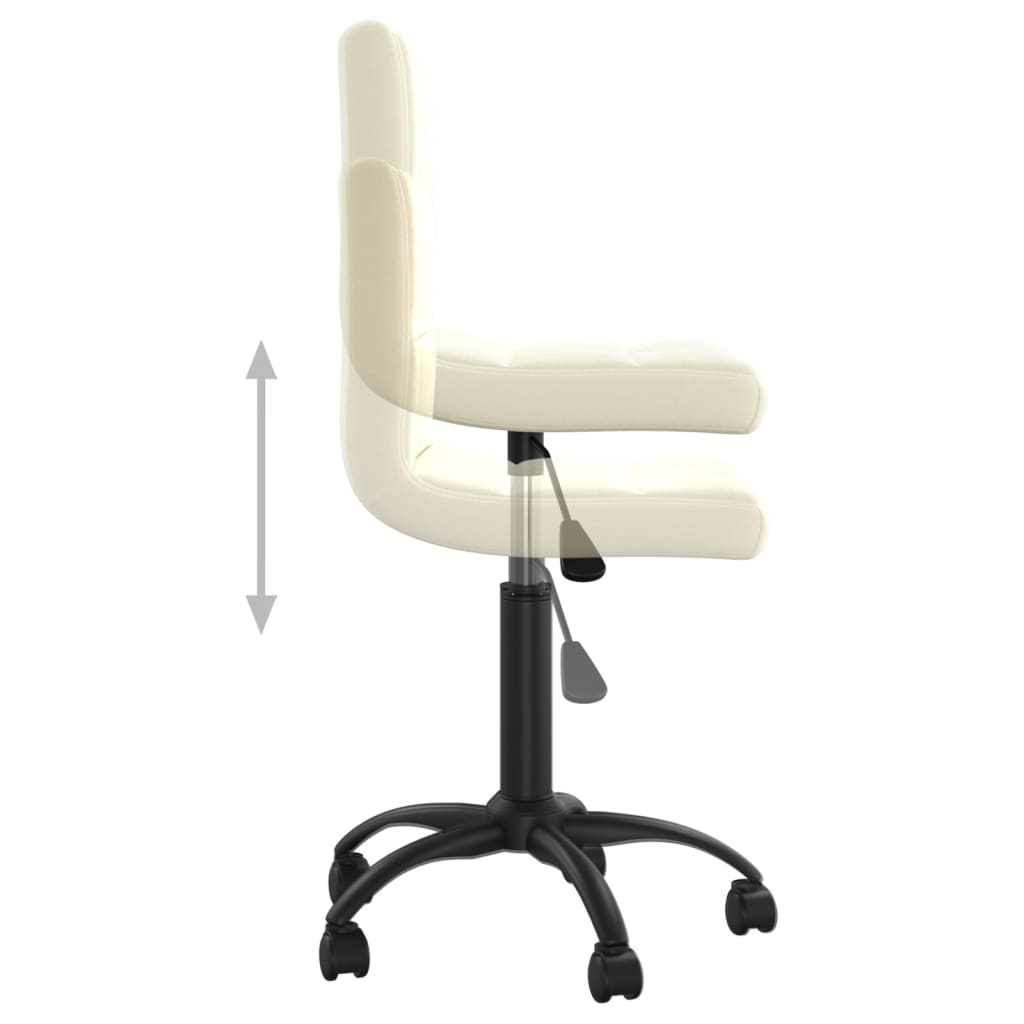 vidaXL Swivel Dining Chair Brown Velvet