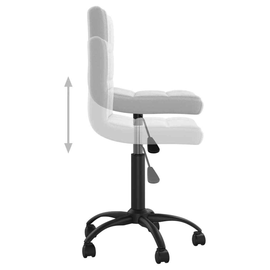 vidaXL Swivel Dining Chair Brown Velvet