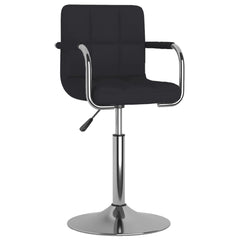 vidaXL Dining Chair Black Fabric