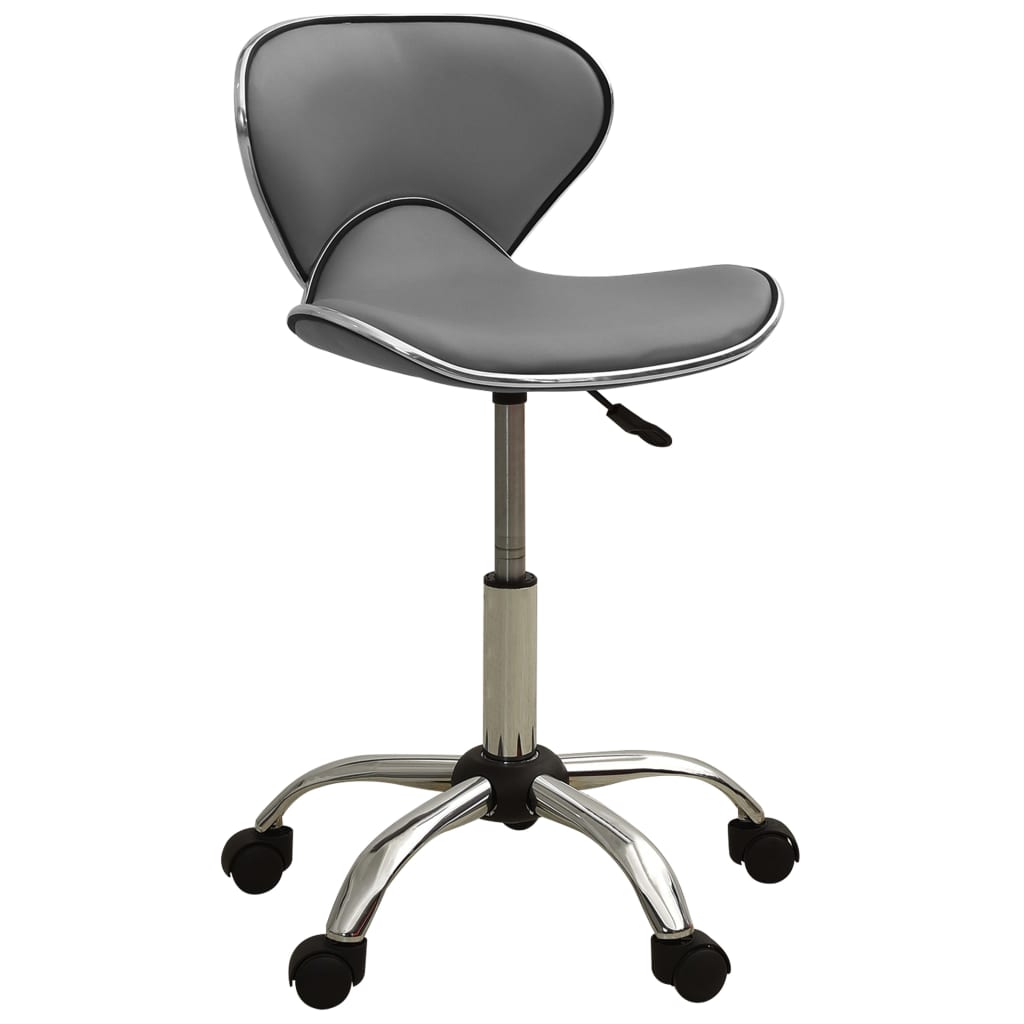 vidaXL Office Chair Black Faux Leather