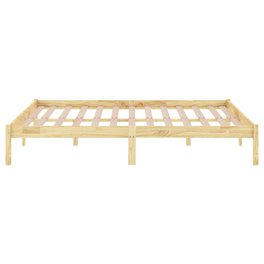 vidaXL 810012 vidaXL Bed Frame without Mattress Solid Wood 120x200 cm