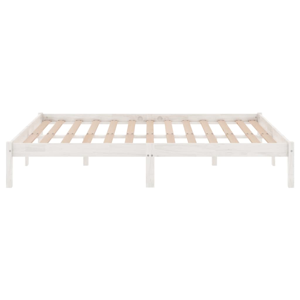 vidaXL 810012 vidaXL Bed Frame without Mattress Solid Wood 120x200 cm