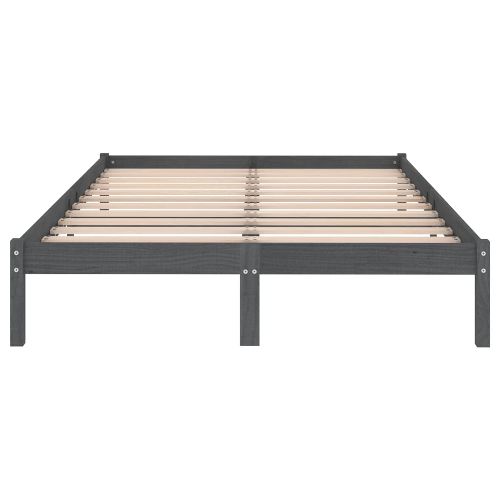 vidaXL 810012 vidaXL Bed Frame without Mattress Solid Wood 120x200 cm