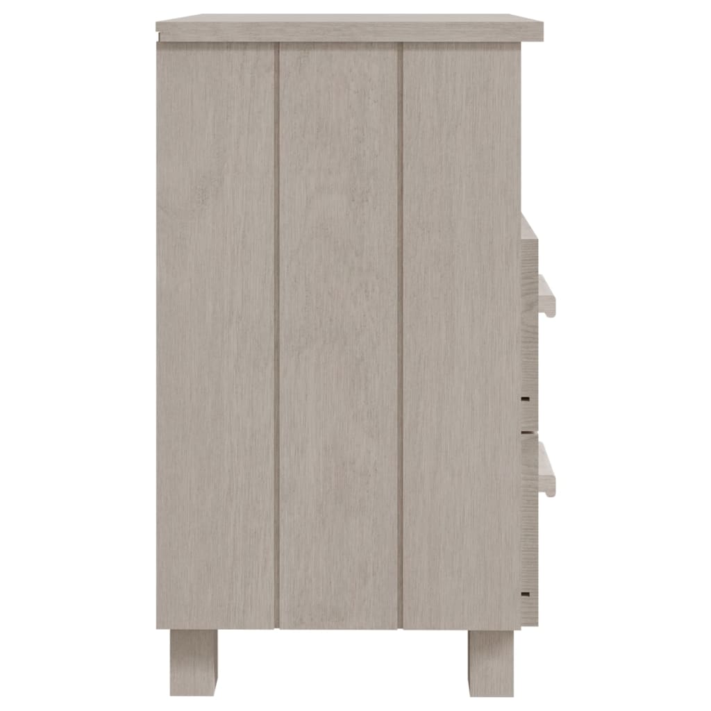 vidaXL Bedside Cabinet HAMAR Honey Brown 40x35x62 cm Solid Wood Pine