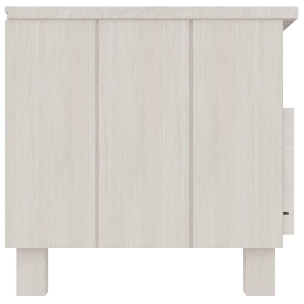 vidaXL TV Cabinet HAMAR Light Grey 106x40x40 cm Solid Wood Pine