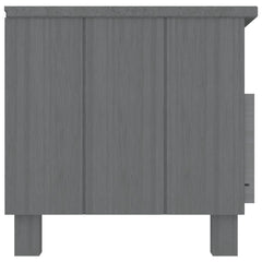 TV Cabinet HAMAR Dark  106x40x40 cm Solid Wood Pine