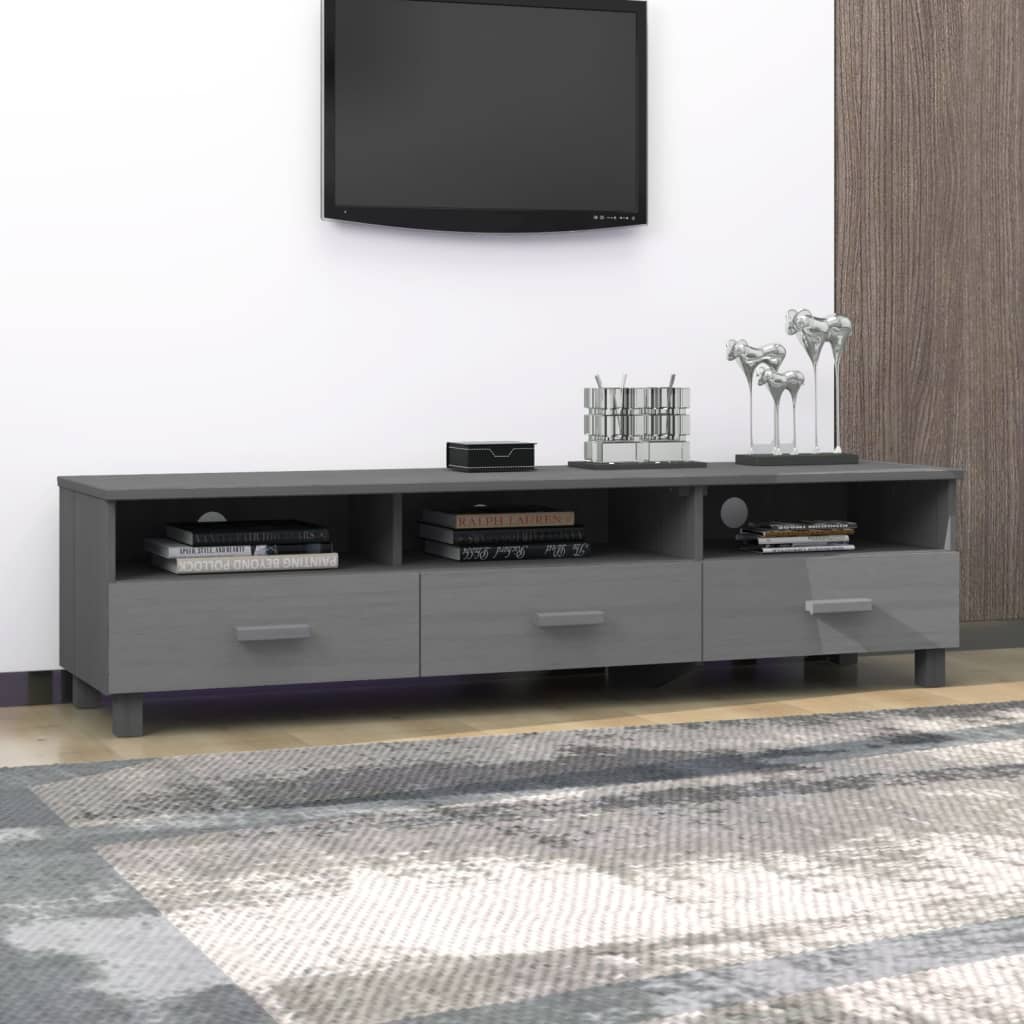 vidaXL TV Cabinet HAMAR Honey Brown 158x40x40 cm Solid Wood Pine