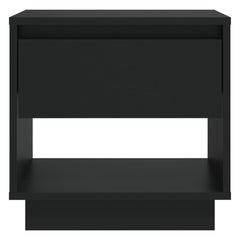 vidaXL Bedside Cabinets 2 pcs Black 45x34x44 cm Engineered Wood