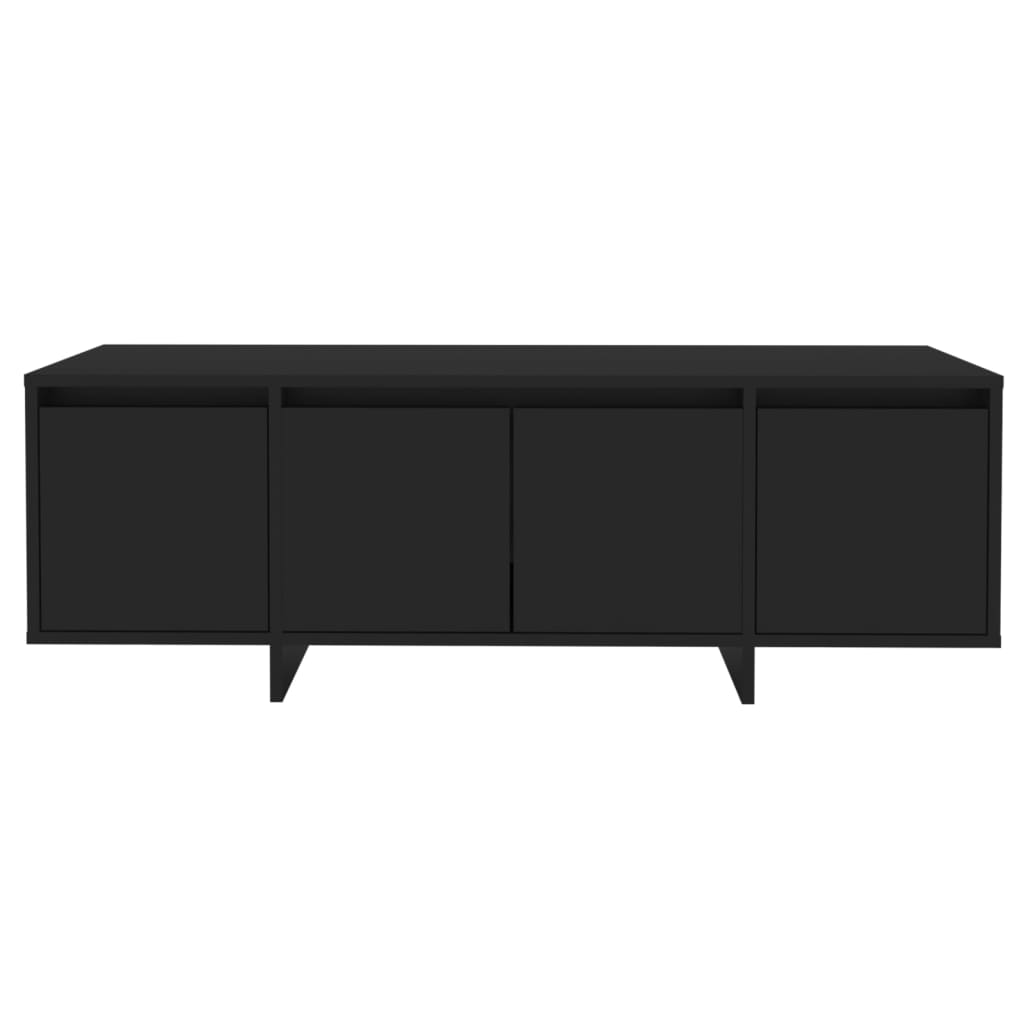 vidaXL TV Cabinet Black 120x30x40.5 cm Engineered Wood