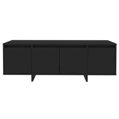 vidaXL TV Cabinet Black 120x30x40.5 cm Engineered Wood
