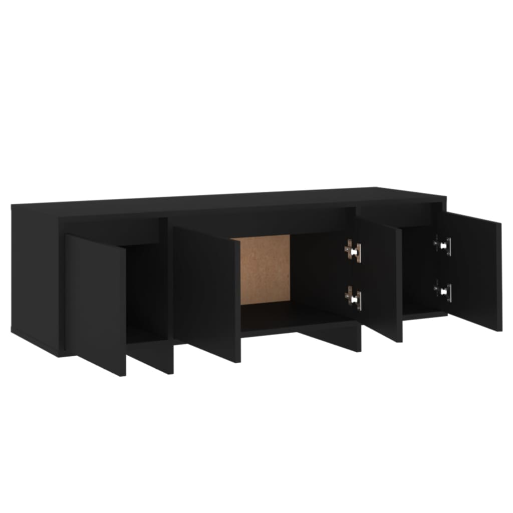 vidaXL TV Cabinet Black 120x30x40.5 cm Engineered Wood