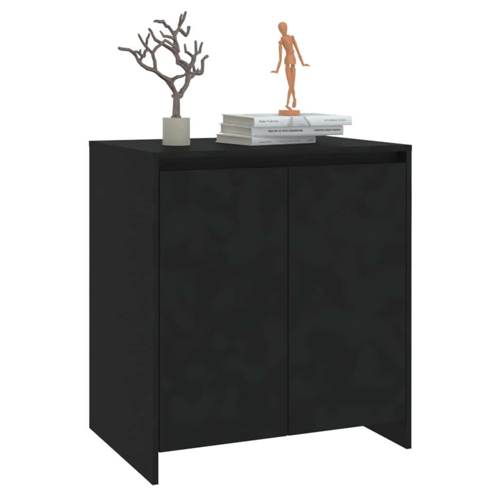 vidaXL Sideboard Black 70x41x75 cm Engineered Wood