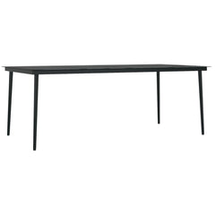 vidaXL 3 Piece Garden Dining Set Black