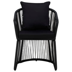 3 Piece Garden Dining Set with Cushions