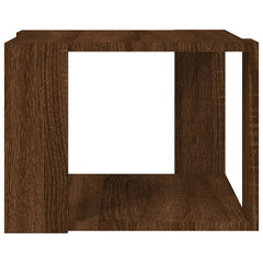 Coffee Table  Oak 40x40x30 cm Engineered Wood